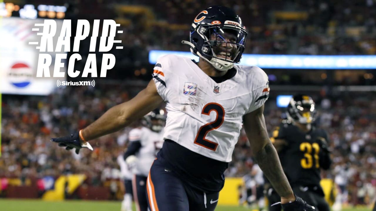 DJ Moore Justin Fields lead Chicago Bears to 4020 win over Washington Commanders  ChicagoBearscom