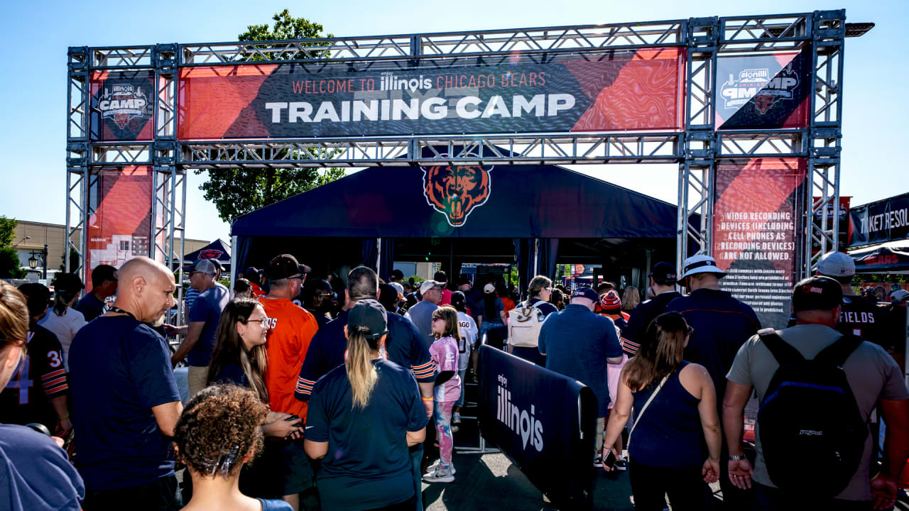 Chicago Bears 2023 training camp schedule/dates/times, how to receive