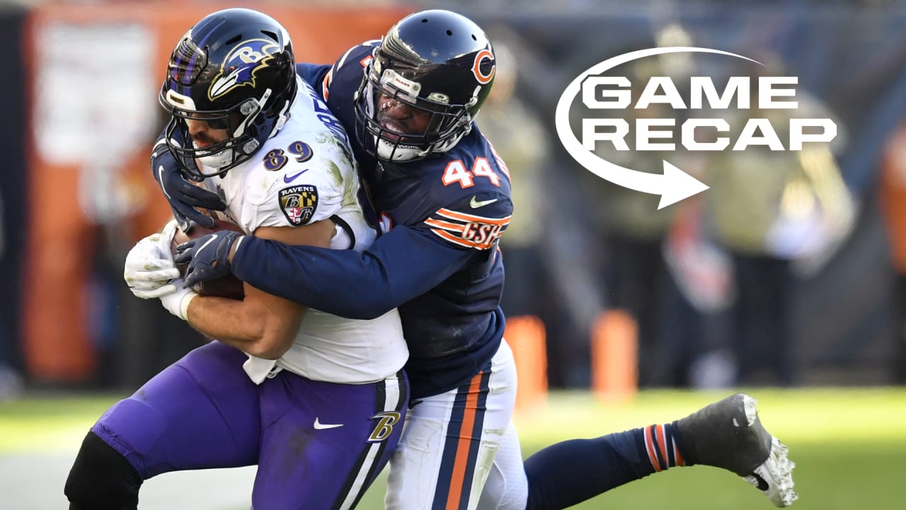 Game Recap: Chicago Bears lose 16-13 to Baltimore Ravens, drop to 3-7