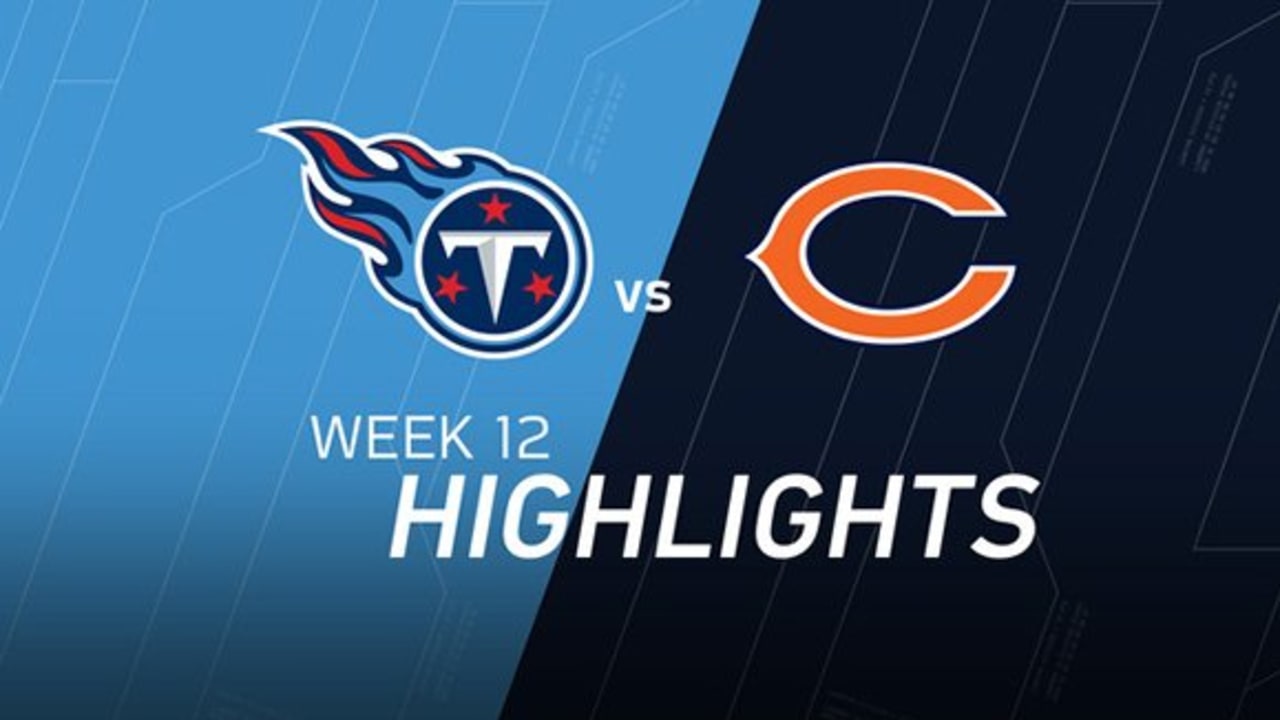 Week 12 Titans vs. Bears highlights