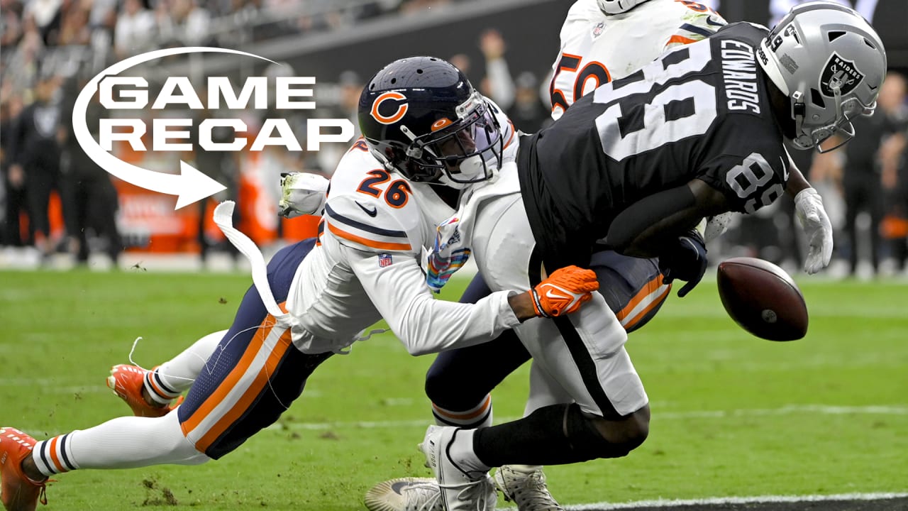 Chicago Bears move over .500 with 20-9 road victory over Las Vegas