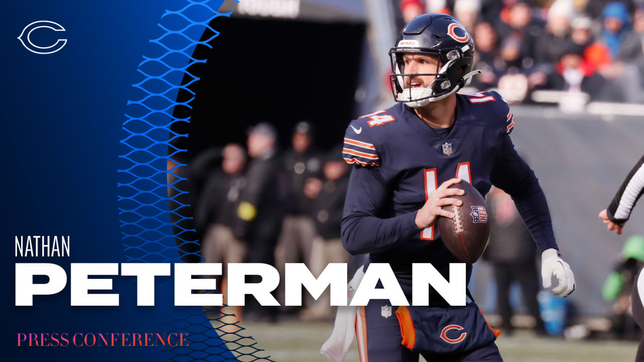 Bears QB Nathan Peterman to start, Justin Fields out Sunday vs. Vikings