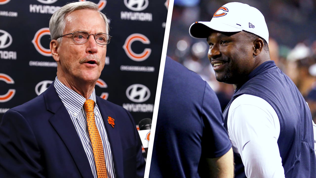 Chicago Bears Chairman George H Mccaskey Assistant Director Of Player Personnel Champ Kelly 