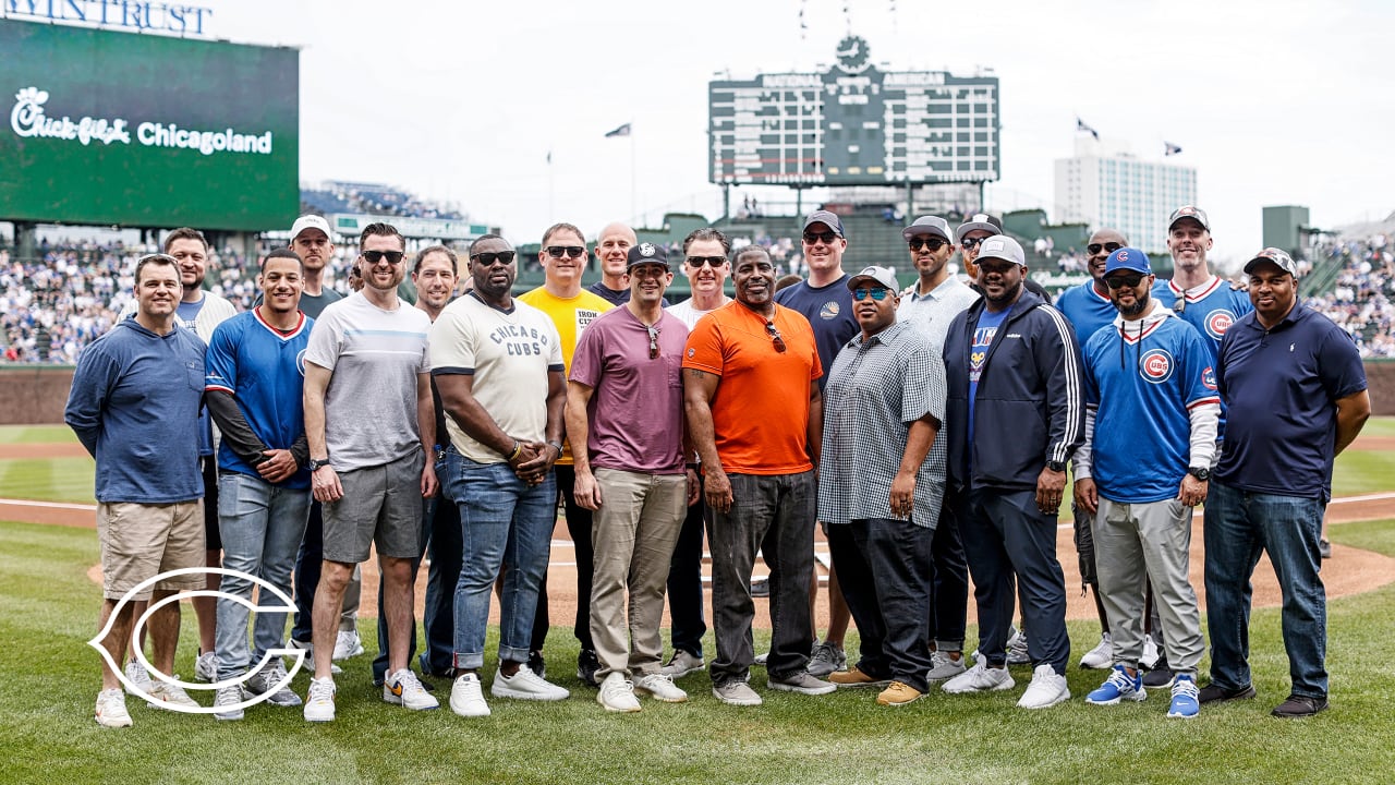 Bears rookies attend Cubs game at Wrigley Field