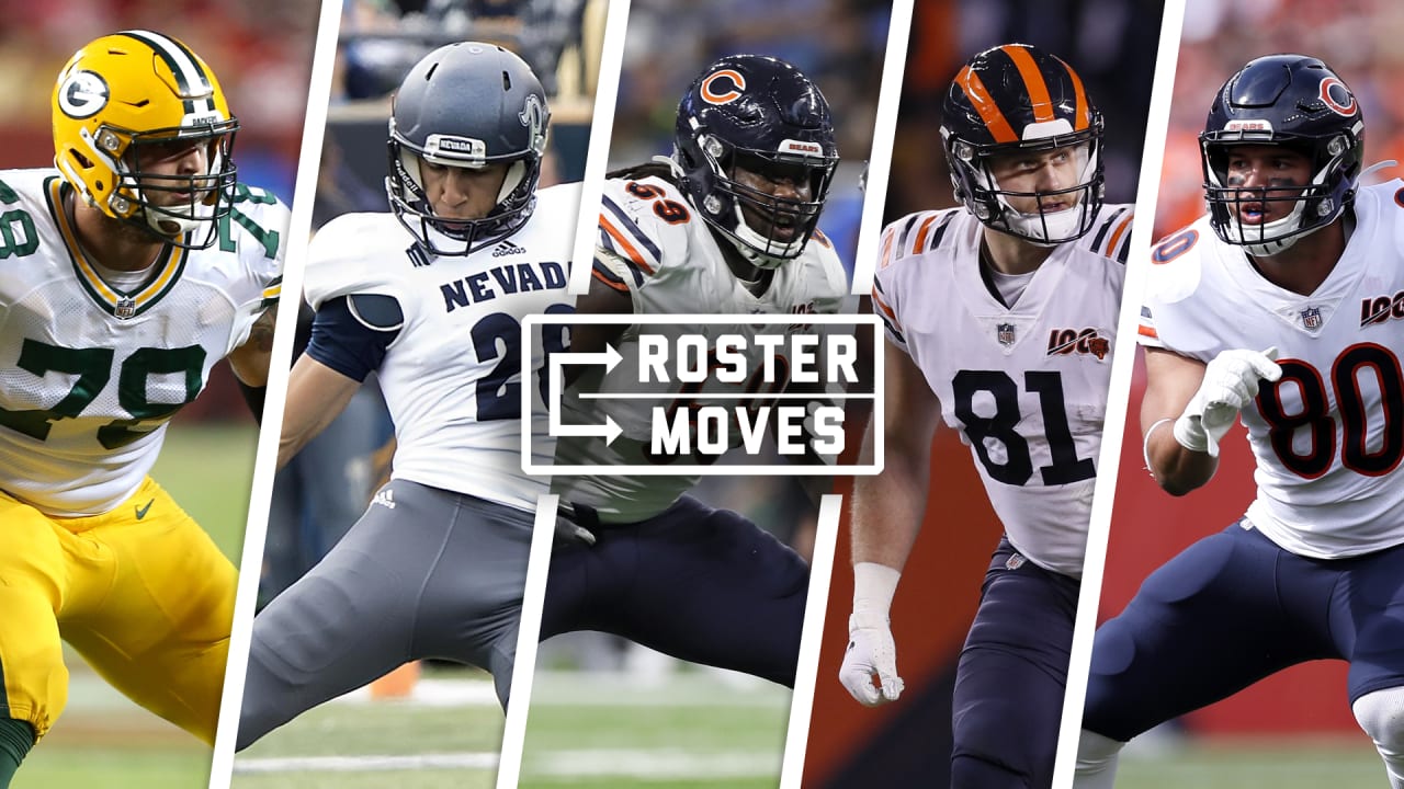 Roster Moves Bears announce five transactions