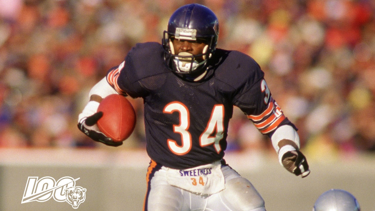 Walter Payton, Chicago Bears RB, 1975-87. Super Bowl XX Champ