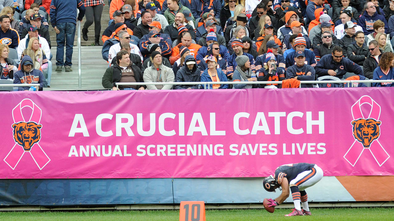 Carolina Panthers Support Breast Cancer Awareness at Sunday's Game for  NFL's Crucial Catch Initiative