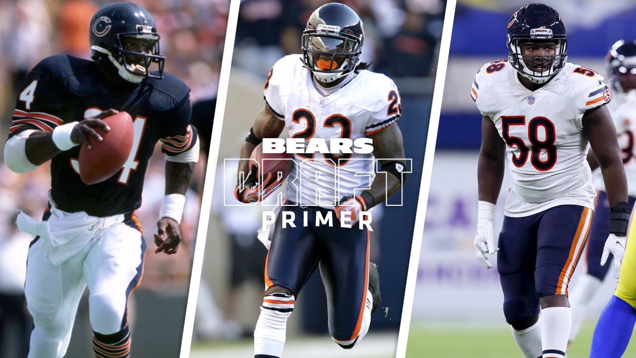 Memorable draft day quotes about current and former Chicago Bears, including Walter Payton, Devin Hester, Roquan Smith