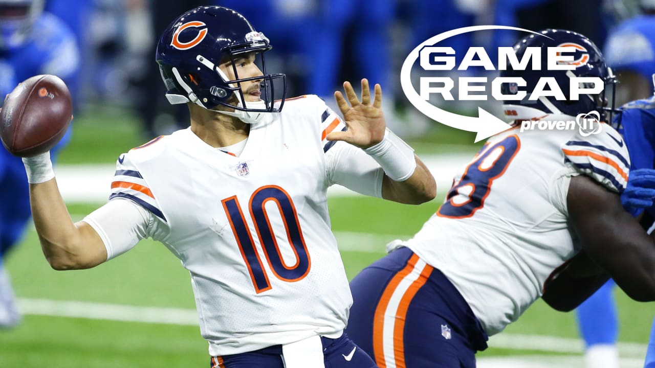 Bears stick with Fields throughout ugly loss to Lions