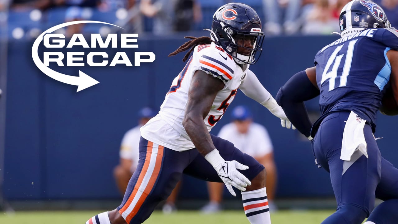 Preseason Week 1 Fantasy Football Game Recap: Chicago Bears vs. Tennessee  Titans, Fantasy Football News, Rankings and Projections