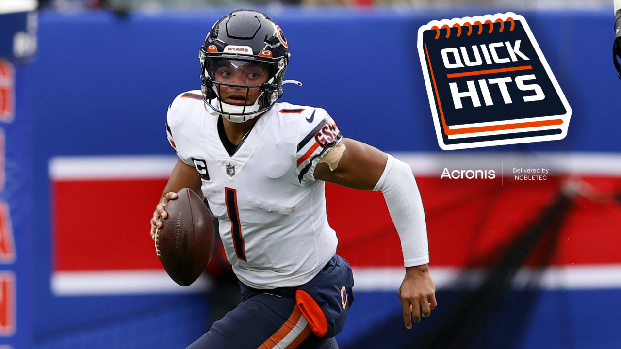 Chicago Bears Latest News, Justin Fields practiced in full Thursday. -  Windy City Gridiron