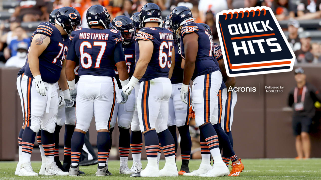 Bears offensive coordinator Luke Getsy impressed with offensive line's ...