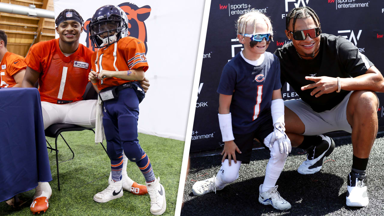 Justin Fields fosters connection with 8-year-old superfan - ChicagoBears.com