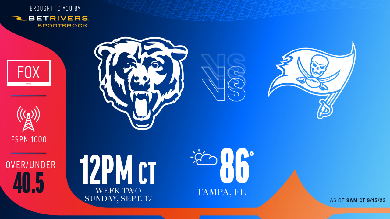 How to watch, listen, stream  Chicago Bears at Tampa Bay