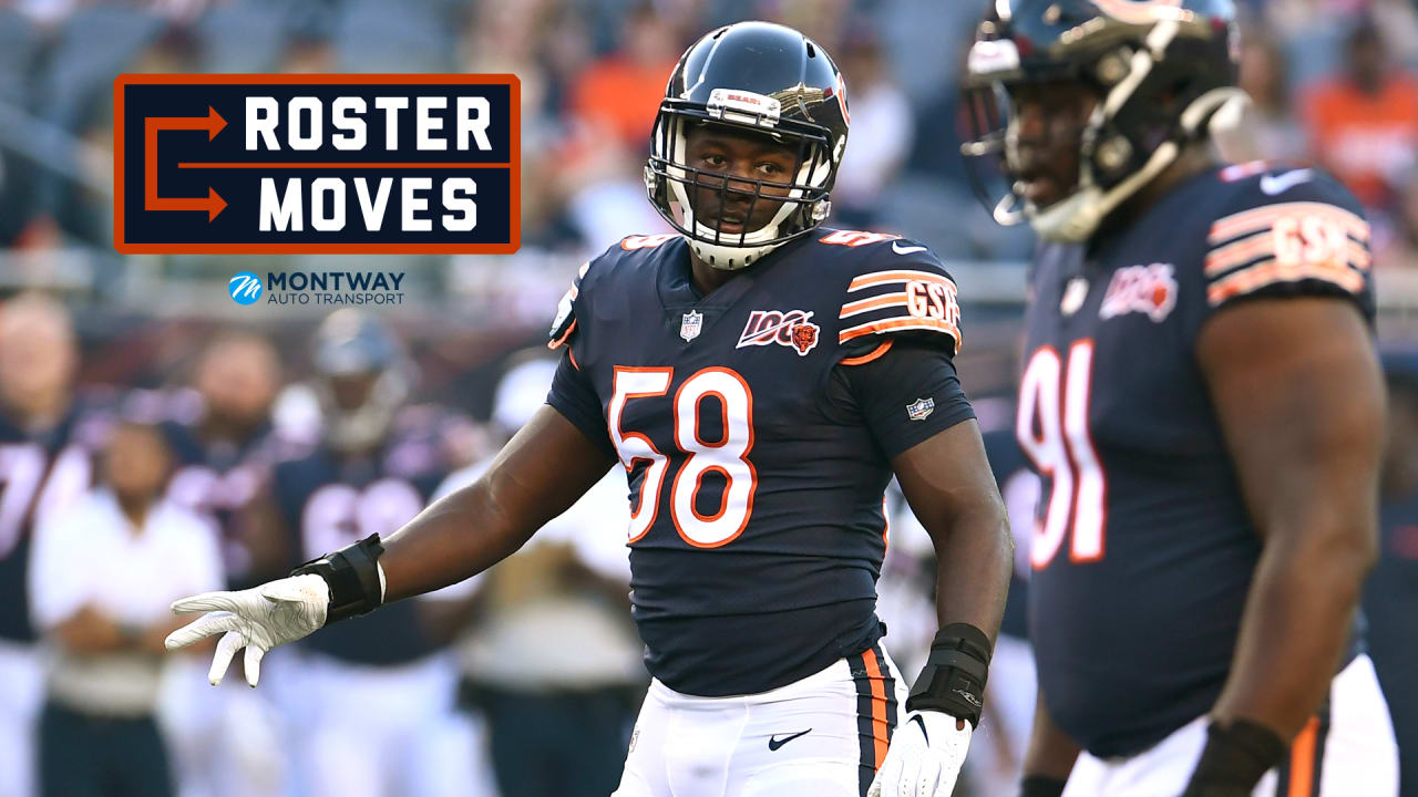 Roster Moves: Bears remove Horsted, Iyiegbuniwe from COVID list