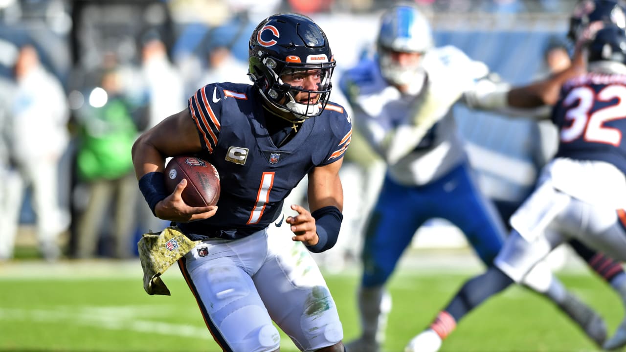 The Chicago Bears' Justin Fields was the top jersey-seller in