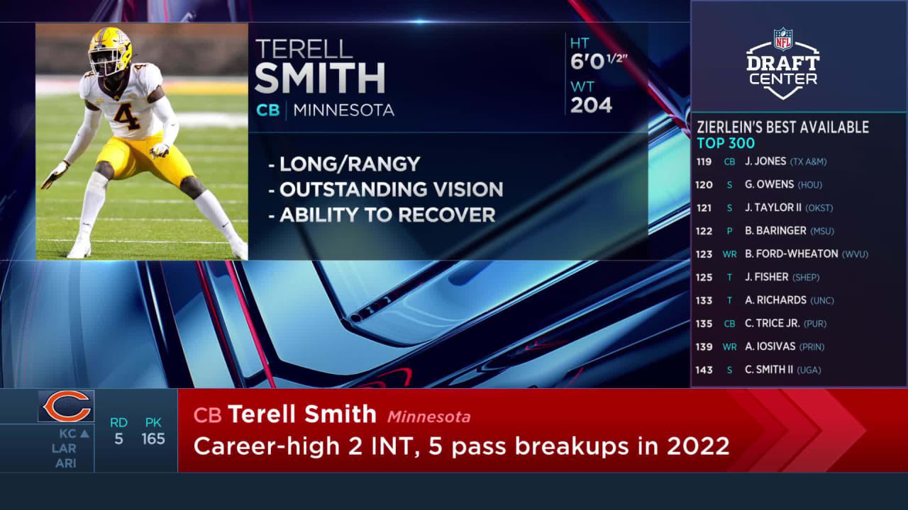 Pick announcement: Bears select Terell Smith