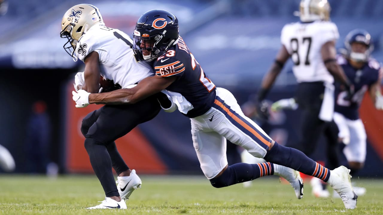 Bears-Saints fight erupted after Javon Wims threw a helmet punch