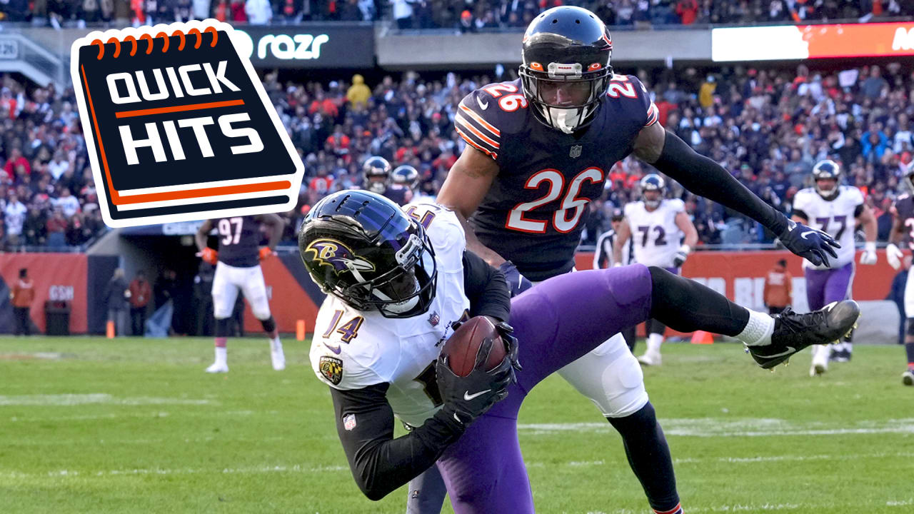 Chicago Bears vs. Baltimore Ravens: Who has the advantage in Week 11