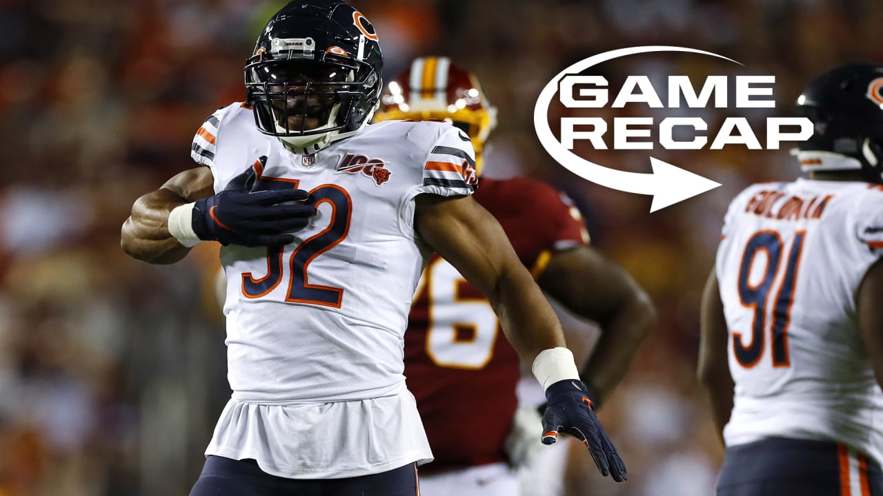 Watch: Bears' Taylor Gabriel scores three TDs in 2nd quarter in win over  Redskins 