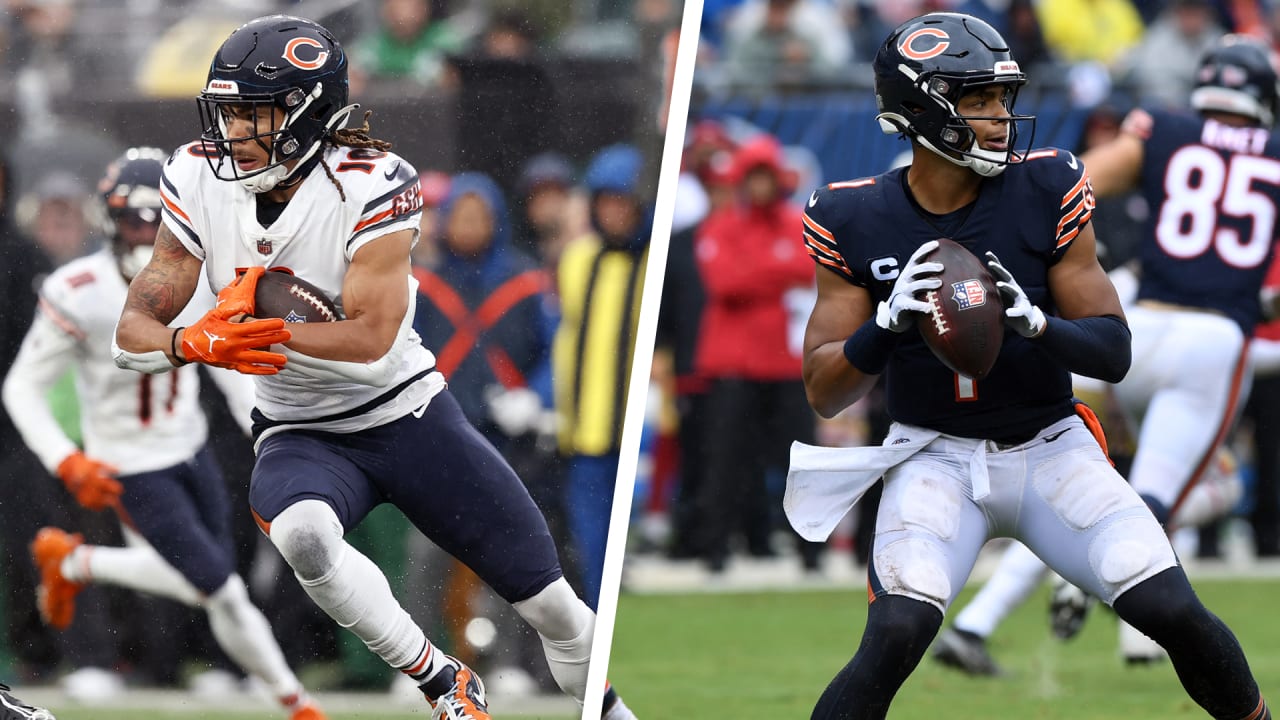 Fields set to play for Bears against Eagles; Claypool out