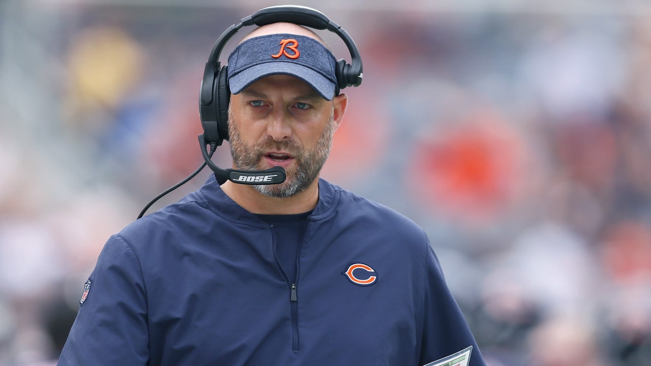 Matt Nagy says he hasn't talked with Chicago Bears ownership about