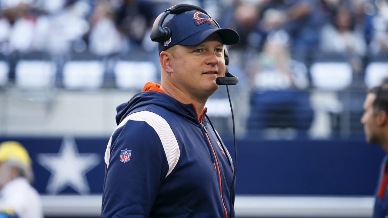 Bears OC Luke Getsy gaining experience, gathering key draft info at ...