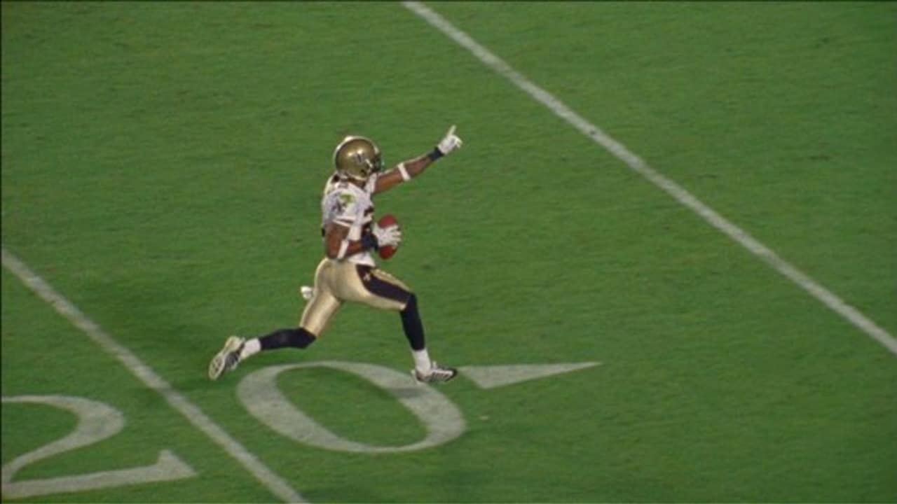 Tracy Porter's Pick 6 in Super Bowl XLIV