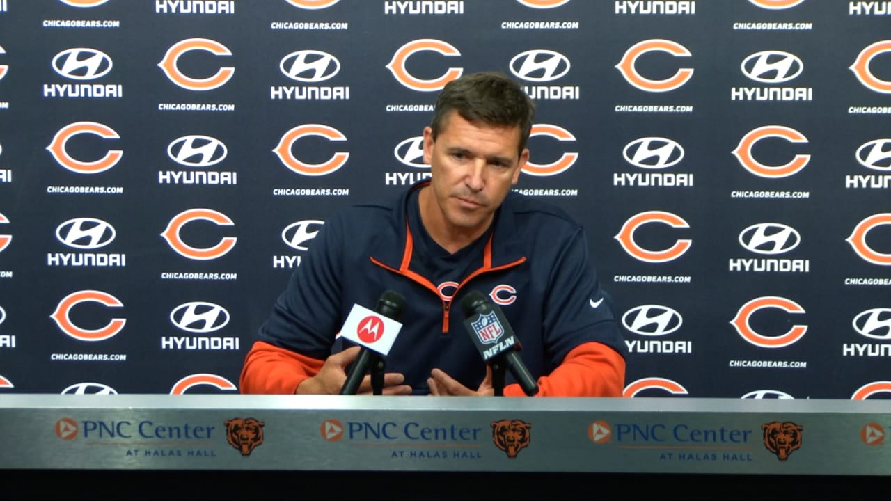 Bill Lazor press conference 9.08 | Chicago Bears