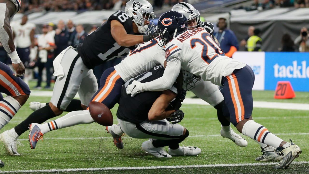 McManis gives 'Peanut Punch' to force fumble