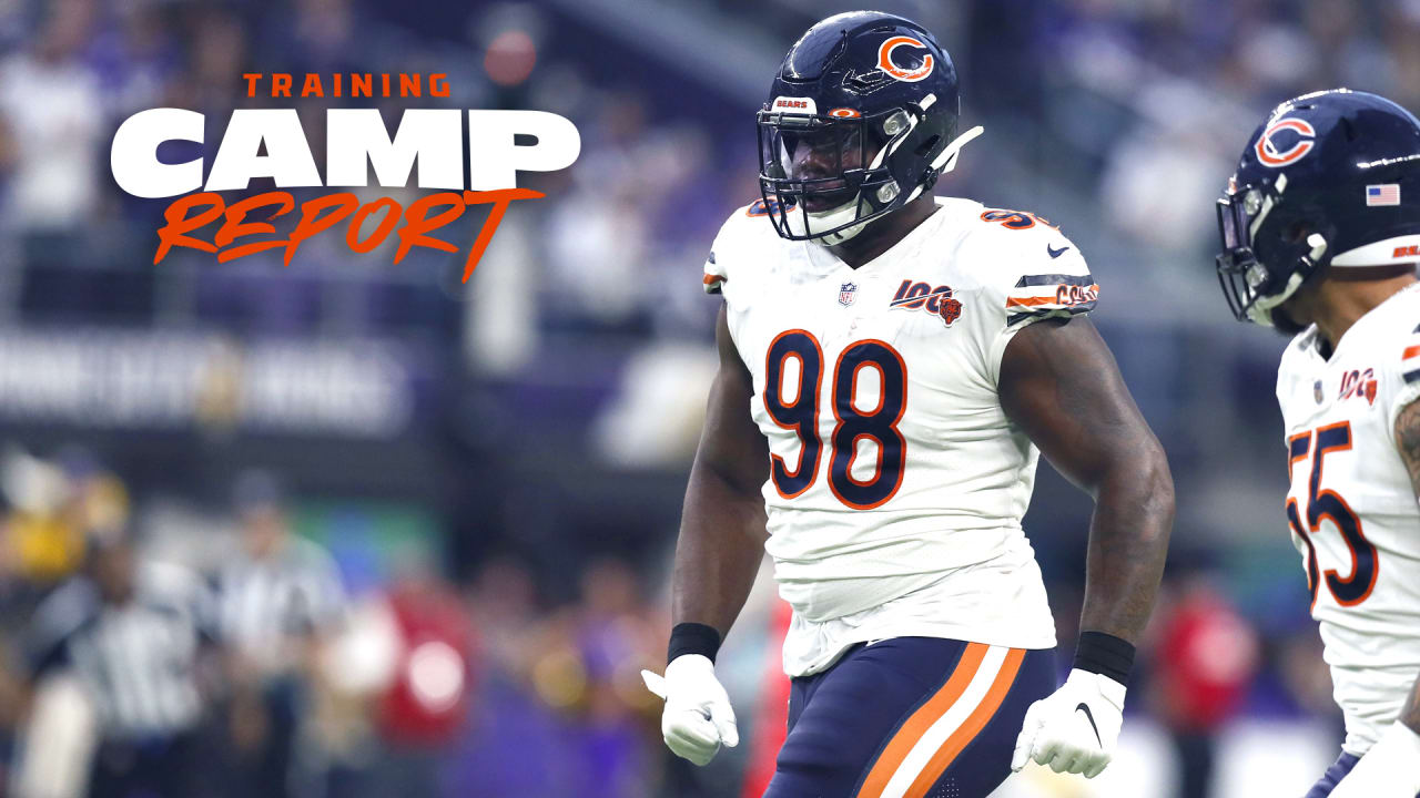 Chicago Bears DT Bilal Nichols ready to step up at nose tackle in place of  Eddie Goldman