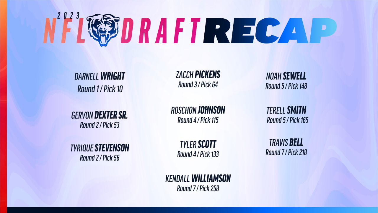 chicago bears pick up