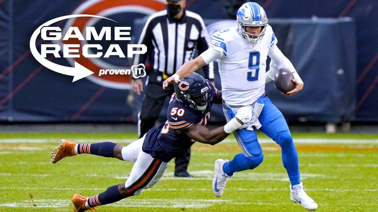 NFL Week 10 Game Recap: Detroit Lions 31, Chicago Bears 30