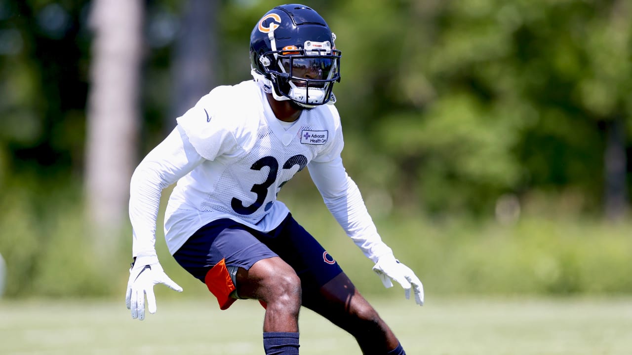 Roquan Smith and Angelo Blackson of the Chicago Bears react after a News  Photo - Getty Images