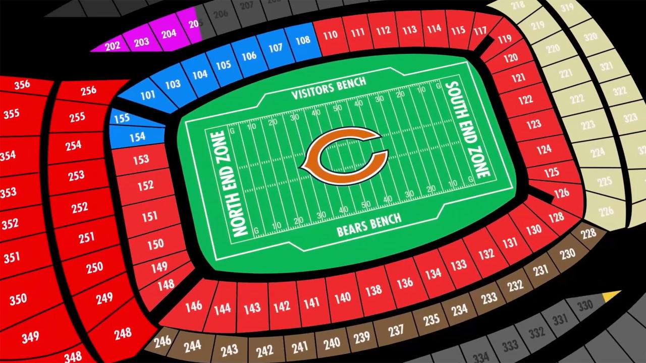 Soldier Field Seating Charts 