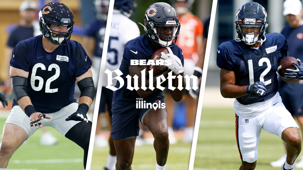 3 key offensive players return to practice for Chicago Bears