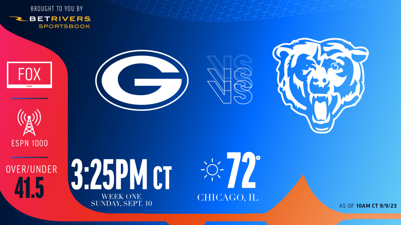 packers bears game today channel