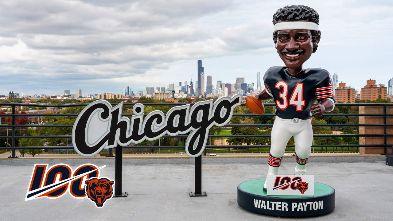 【シカゴベアーズ100周年記念・限定品】ウォルター・ペイトン ボブルヘッド Payton bobblehead around town
