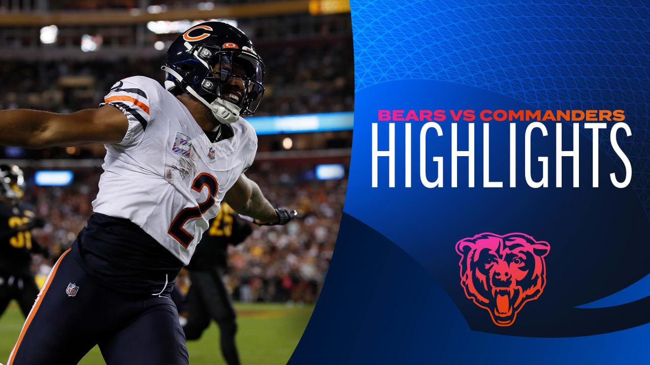 Bears win over Commanders Cinematic Recap