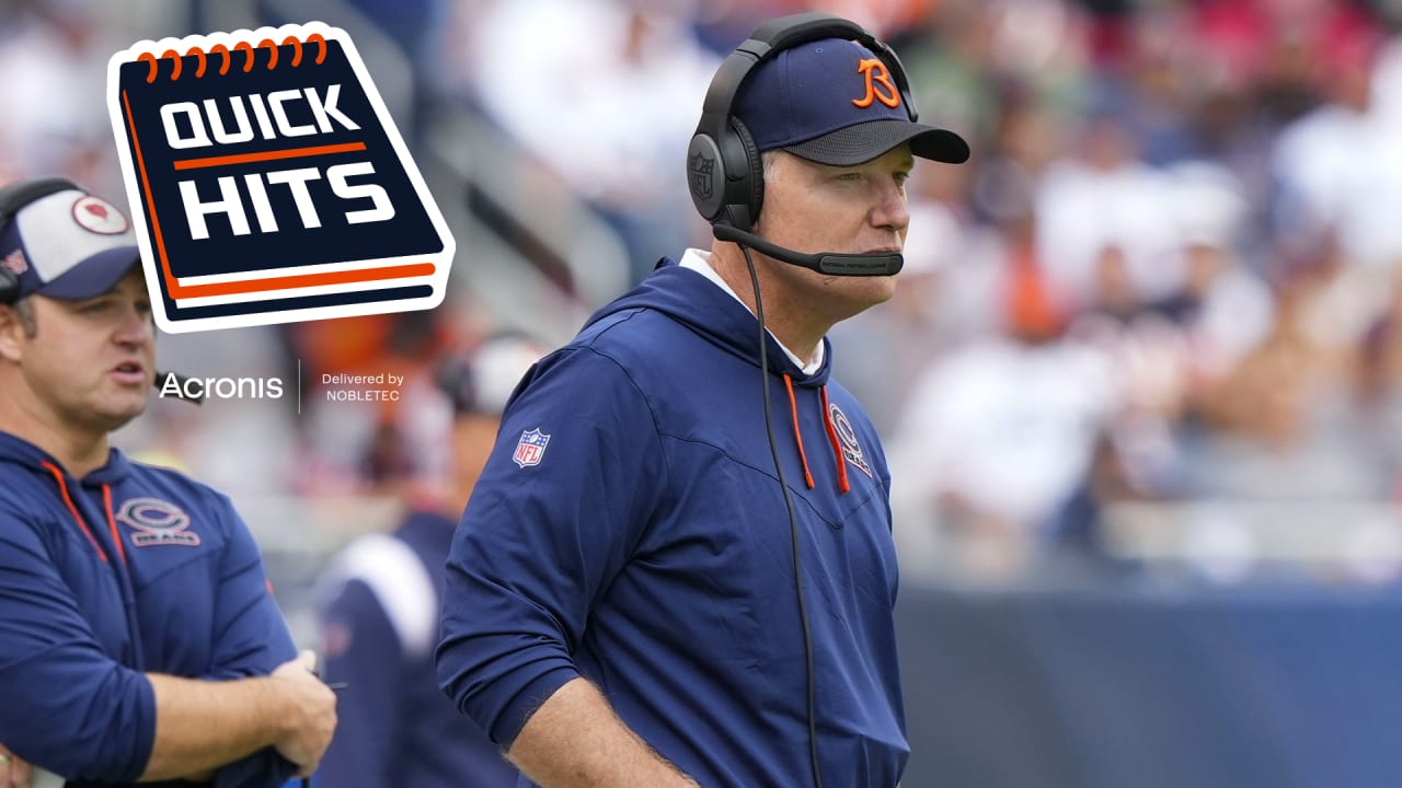 Eberflus: Bears 'have to improve' red-zone execution