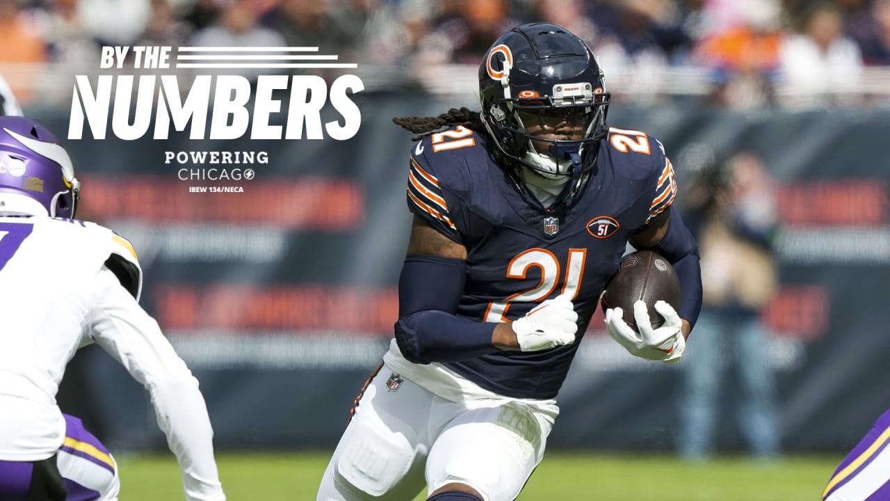 By the Numbers Vikings vs. Bears 2023 Week 6