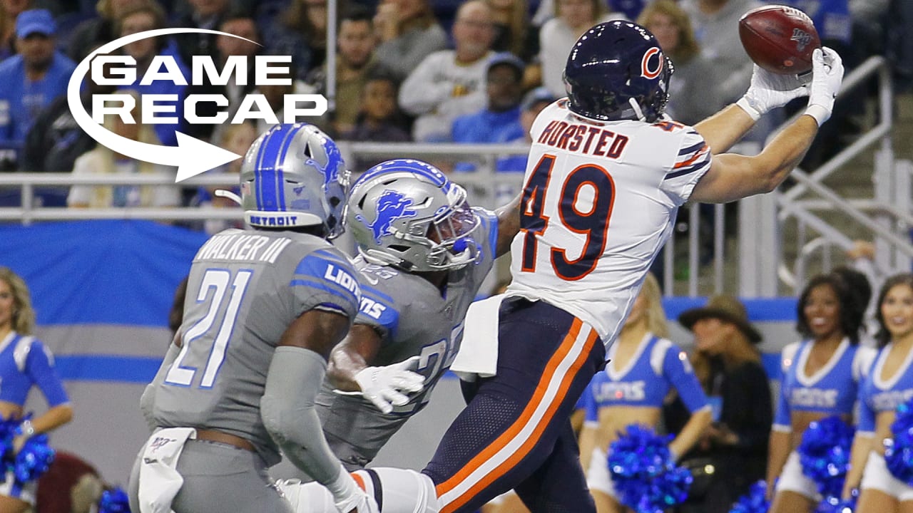 Game Recap: Bears come from behind for Thanksgiving win in Detroit