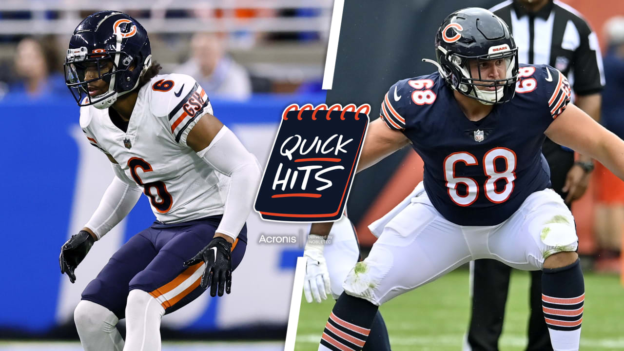 Bears' Kyler Gordon and Doug Kramer Return from Injured Reserve