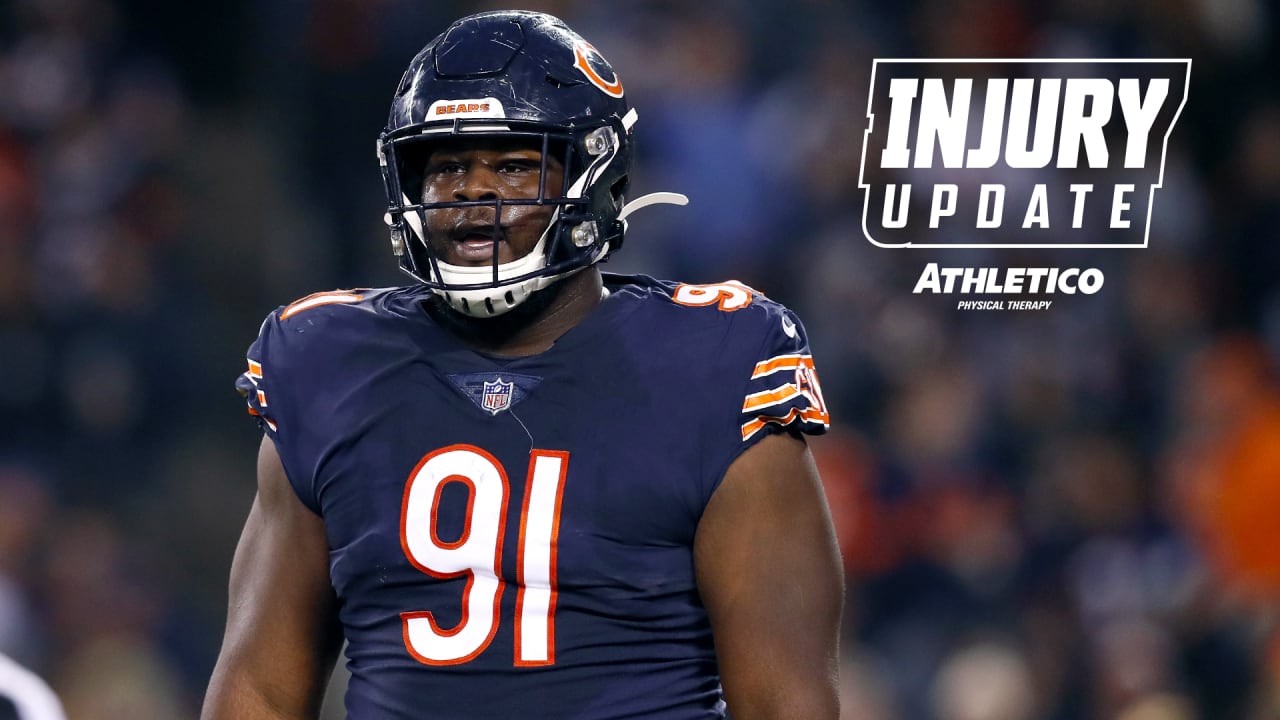 OFFICIAL: Eddie Goldman out, 8 players questionable, including Khalil Mack,  Eddie Jackson, Darnell Mooney, Robert Quinn