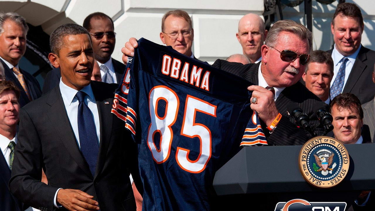 Jim McMahon on Wearing Bears Jersey to White House