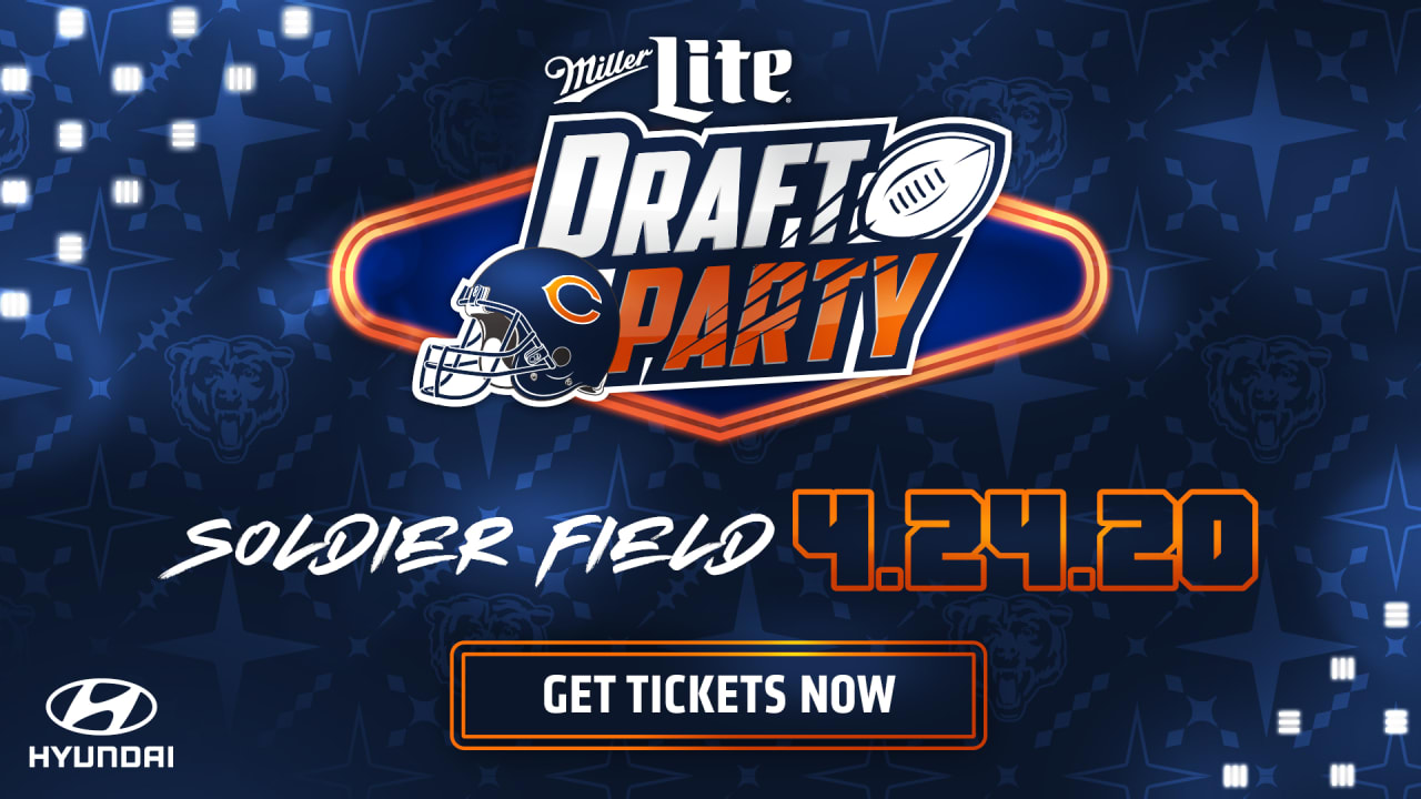 Bears Draft Party tickets now on sale