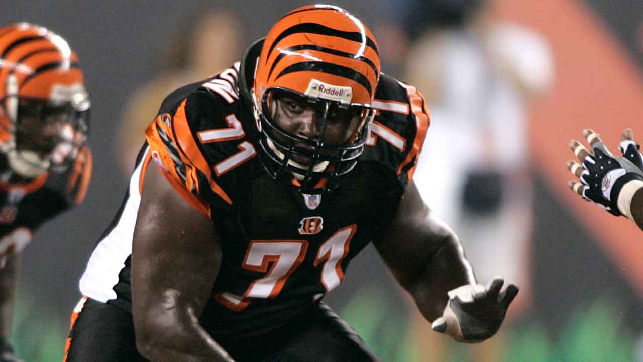 Right Stuff On Display Super Bowl Week As Paths Of Bengals Great Willie  Anderson And Eagles All-Pro Lane Johnson Meet