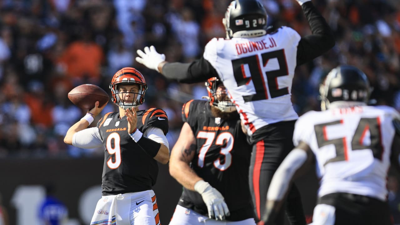 Joe Burrow, Bengals out fast against Falcons