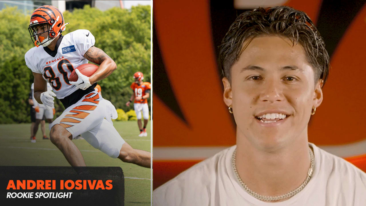 Bengals rookie WR Andrei Iosivas gets hyped on national television