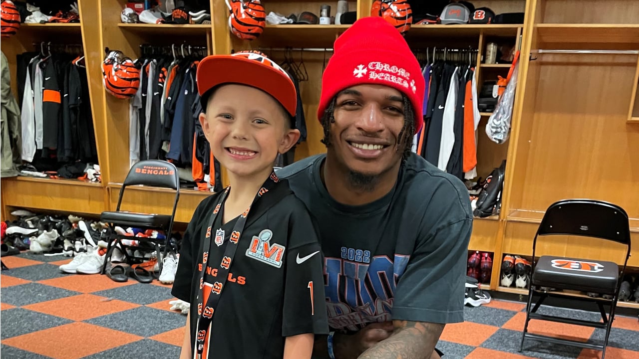 Bengals & Ja'Marr Chase Grant 6YearOld's MakeAWish